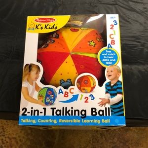 melissa & doug 2 in 1 talking ball